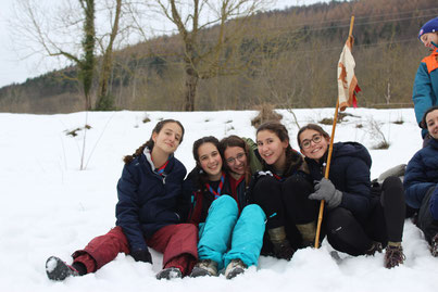 Acampada a la neu