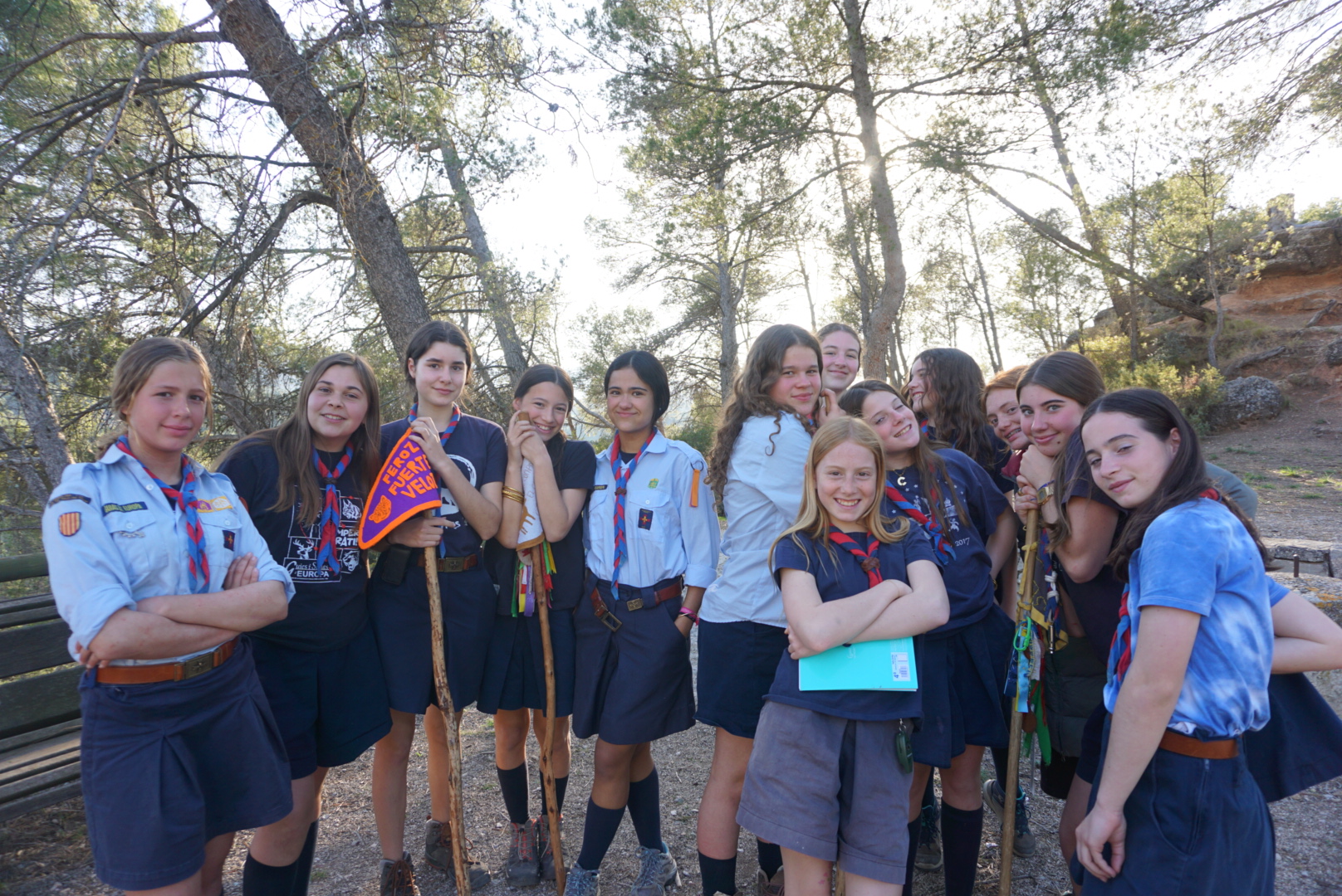 Scouts i guies gaudeixen de l’última acampada del trimestre